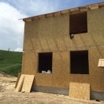 Фотографии строительства дома из SIP-панелей в Долане