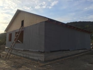 Строительство дома из СИП панелей в Акжаре