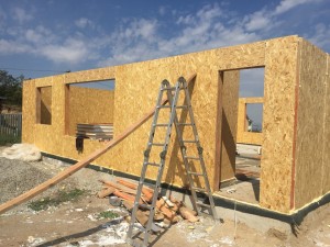 Строительство жилого дома из СИП панелей в Акжаре