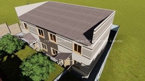 Начато строительство 2-х домов из сендвич панелей в Ремизовке