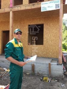 Строительство дома 180 м2 из СИП панелей в мкр-н Баганашыл [2018]