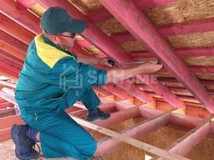 Строительство дома 180 м2 из СИП панелей в мкр-н Баганашыл [2018]