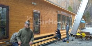Строительство каркасной кофейни Алматы