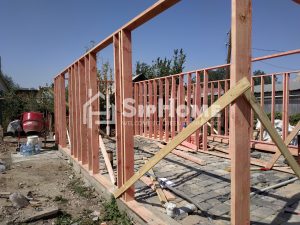 Строительство каркасного дома 55м2 в Алматы в районе Абая-Розыбакиева