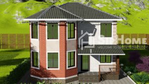 «Питтсбург» - проект дома 156,2 кв.м из SIP панелей - 3 243 925 тенге
