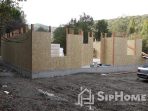 Строительство дома из СИП панелей площадью 148 квадратных метров в мкр. Юбилейный(проект Нью Касл)