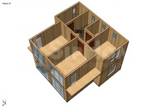Строительство двухэтажного дома площадью 130 квадратных метров из СИП панелей (объект СДАН)