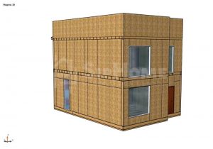 Строительство двухэтажного дома площадью 117 квадратных метров из СИП панелей (объект СДАН)