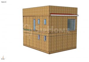 Строительство двухэтажного дома площадью 117 квадратных метров из СИП панелей (объект СДАН)