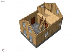 Строительство дома из СИП панелей площадью 57,3 м2 (Объект СДАН) (1)