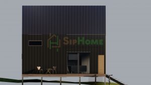 «Олимпия» - проект дома 77 кв.м из SIP панелей - 10098448 тенге
