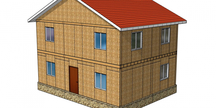 Строительство дома из СИП панелей площадью 142.5м2 (Объект СДАН)