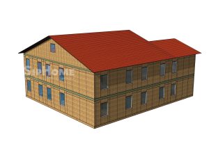 Строительство дома из СИП панелей площадью 448 м2 (3)